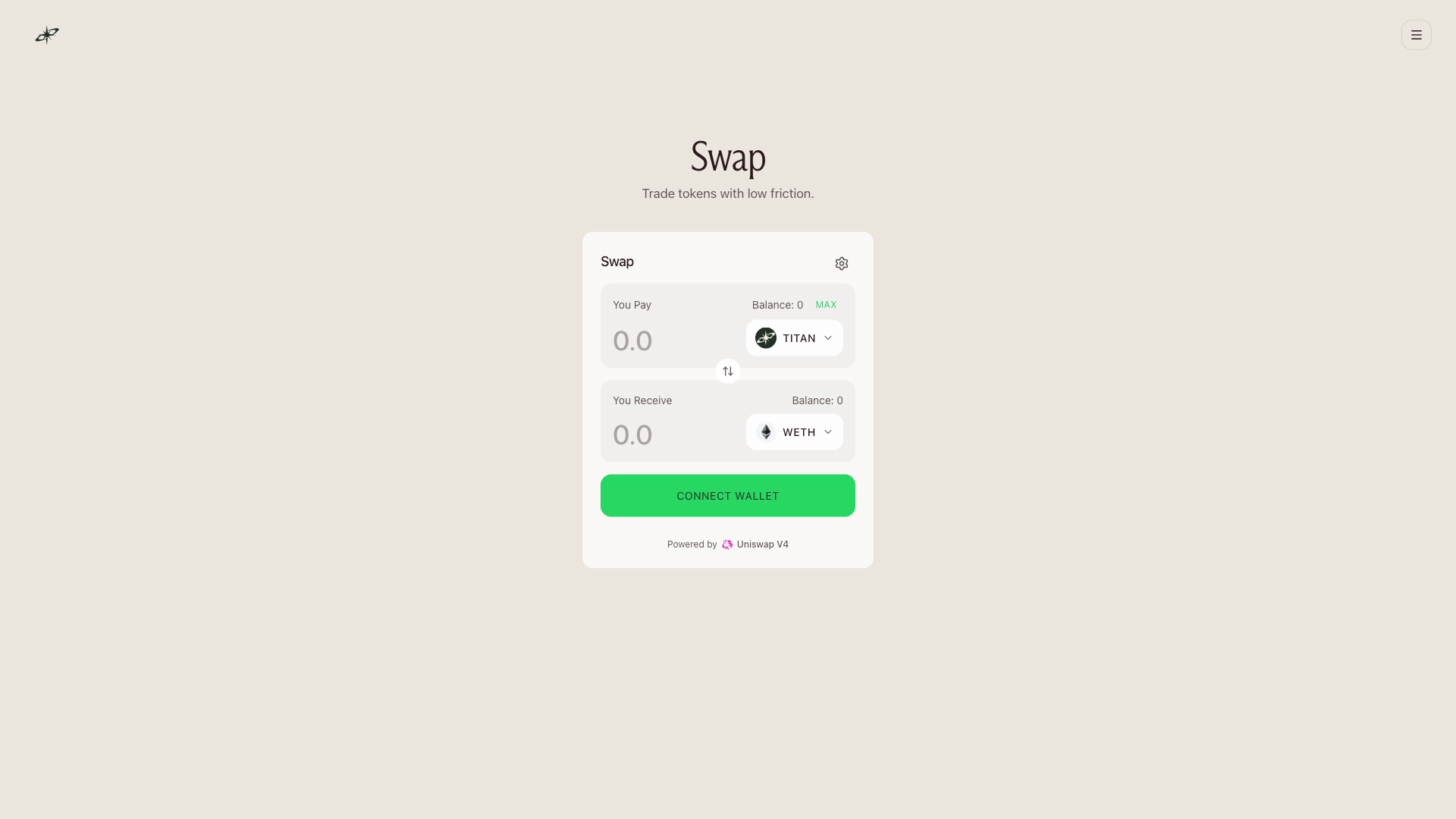 Swap interface